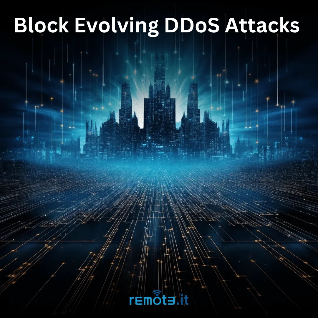 Learn how Remote.it fortifies networks against advanced DDoS attacks with its innovative Zero Trust and Connectivity as Code approach.