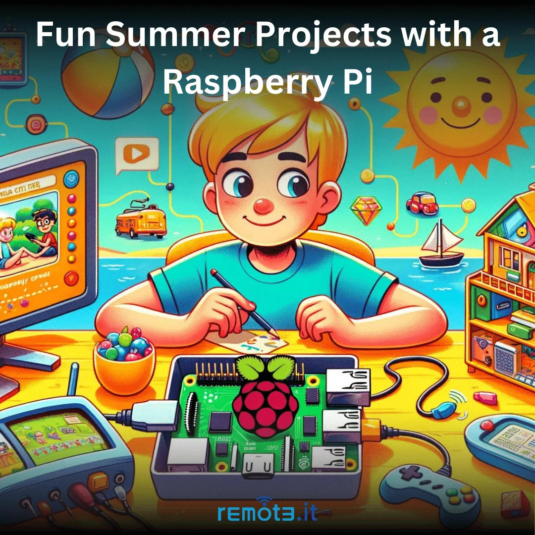 Explore fun and educational Raspberry Pi projects for kids, including a media center, gaming console, smart home hub, and secure networking with Remote.It.
